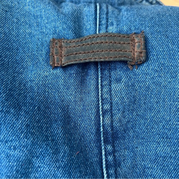 1990’s Vintage American Eagle Denim Lobster Clasp Fireman Jacket - Picture 7 of 8